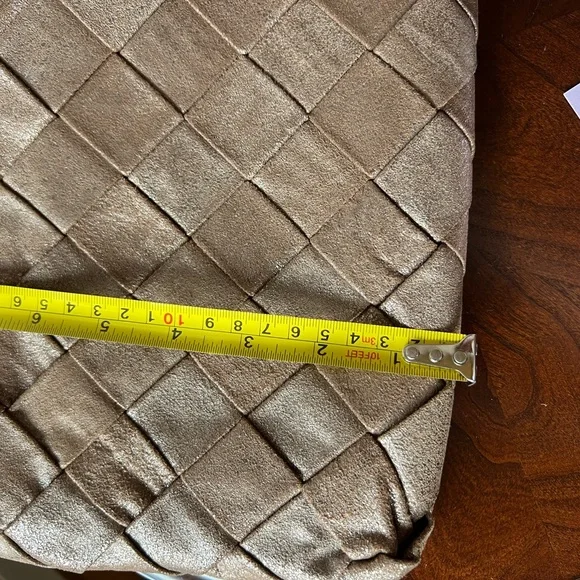 Jimmy Choo Woven Suede Clutch - Picture 4 of 11